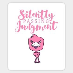 Silently Passing Judgement Sticker